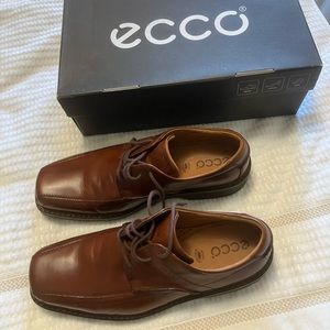 Ecco century bike toe tie shoes